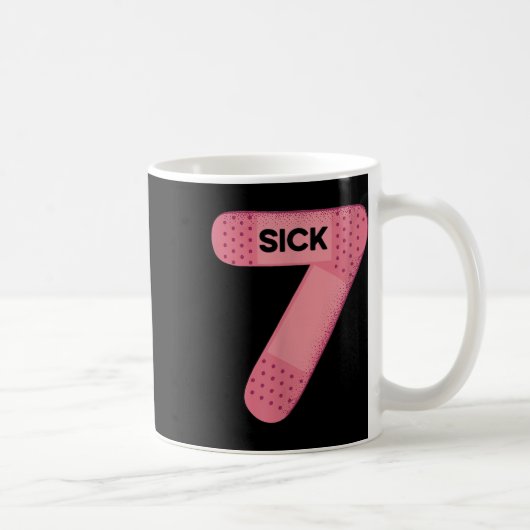 Krankes Sieben Meme T-Shirt Sechs Sieben Lustiger  Kaffeetasse (Rechts)