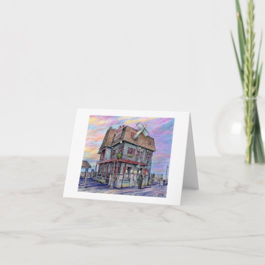 "Krankhafter Landsitz-" Karte Pauls McGehee (Vorderseite)