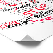 Krankheit beenden poster (Ecke)