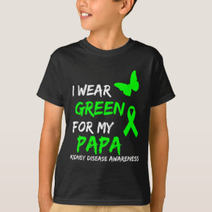 Krankheit, die ich grün für mein Papa-Band trage T-Shirt