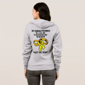 Krankheit/Gesundheit...Endometriose Hoodie (Schwarz voll)
