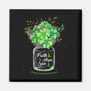 Krankheit Glaube Liebe Hoffnung Blume Jar Bewussts Magnet