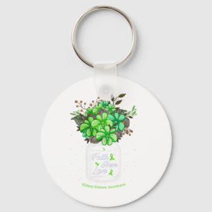 Krankheit Glaube Liebe Hoffnung Blume Jar Bewussts Schlüsselanhänger