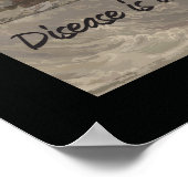 Krankheit ist ein gestörtes Gesundheitszustandspak Poster (Ecke)