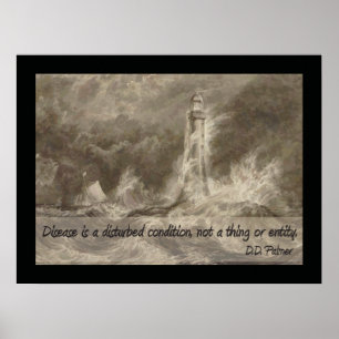 Krankheit ist ein gestörtes Gesundheitszustandspak Poster