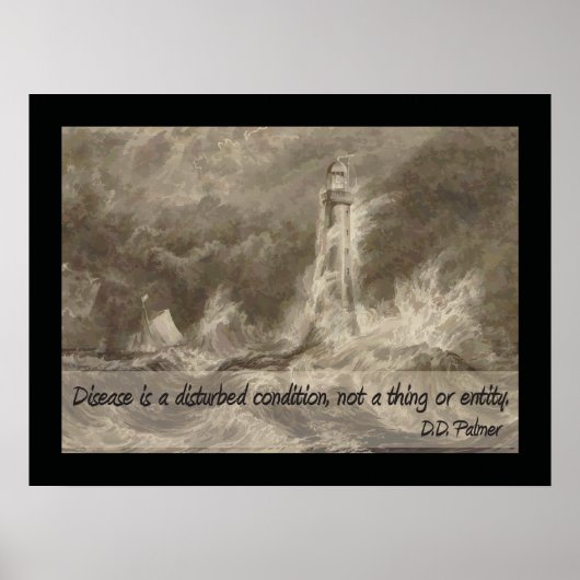 Krankheit ist ein gestörtes Gesundheitszustandspak Poster (Vorne)