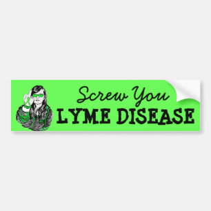 Krankheit Lyme Awareness-Aufkleber für Stoßstangen Autoaufkleber