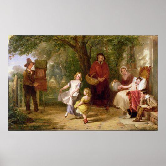 Krankheit und Gesundheit, 1843 Poster (Vorne)