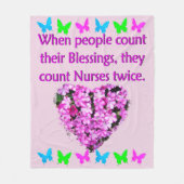 KRANKHEITEN WERDEN ANERKANNT FLEECEDECKE (Vorderseite)