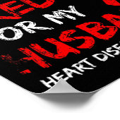 Krankheitsbewusstsein, das ich für mein Ehemännche Poster (Ecke)