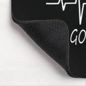 Krankheitsbewusstsein, das wir im Februar rot trag Mousepad (Ecke)