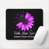 Krankheitsbewusstsein Glaube Hoffnung Liebe Lila B Mousepad (Mit Mouse)