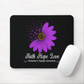 Krankheitsbewusstsein Glaube Hoffnung Liebe Lila B Mousepad (Mit Mouse)