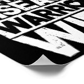 Krankheitsbewusstsein Schlechte Krieger-Ehefrau wi Poster (Ecke)