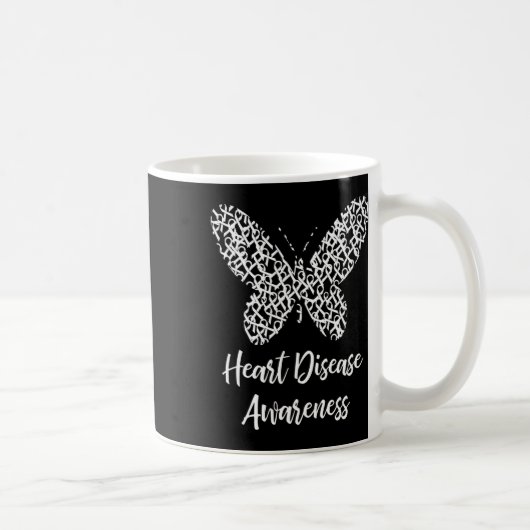Krankheitsbewusstsein Schmetterling Geschenk Febru Kaffeetasse (Rechts)