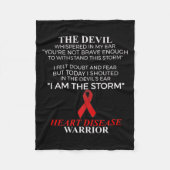 Krankheitsfürsorge Fleecedecke (Vorderseite)