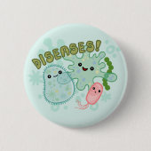 Krankheitsknopf Button (Vorderseite)