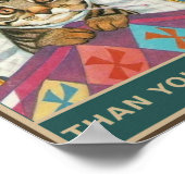 Krankheitsquote Vintag Poster (Ecke)