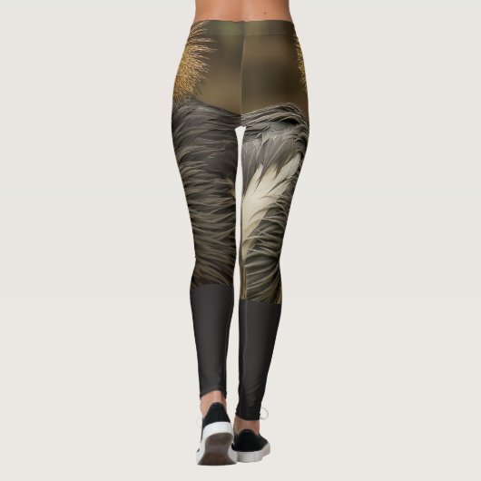 Krankrane Leggings (Rückseite)
