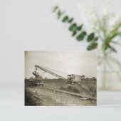 Kranmotor mit Kranantrieb und Schaufelantrieb 3 Postkarte (Stehend Vorderseite)