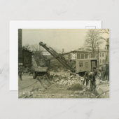 Kranmotor mit Kranantrieb und Schaufelantrieb im N Postkarte (Vorne/Hinten)