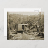 Kranmotor mit Kranantrieb und Schaufelantrieb im N Postkarte (Vorne/Hinten)