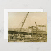 Kranmotor mit Kranantrieb und Schaufelantrieb im N Postkarte (Vorne/Hinten)