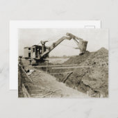 Kranmotor mit Kranantrieb und Schaufelantrieb im N Postkarte (Vorne/Hinten)