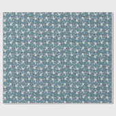 Kranmuster, Illustration Flying Bird. Geschenkpapier (Flach)