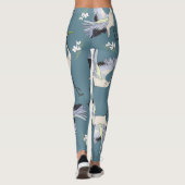 Kranmuster, Illustration Flying Bird. Leggings (Rückseite)