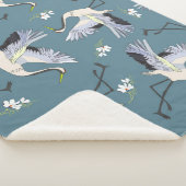 Kranmuster, Illustration Flying Bird. Sherpadecke (3/4)