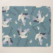 Kranmuster, Illustration Flying Bird. Sherpadecke (Vorderseite (Horizontal))