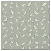 Kranmuster Stoff (Nahaufnahme)