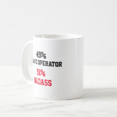 Kranoperator Badass Kaffeetasse (Vorderseite Links)