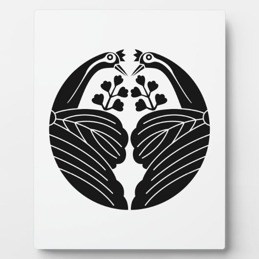 Kranpaulownien Fotoplatte (Vorderseite)