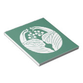 Kranpaulownien Notizblock (angewinkelt)