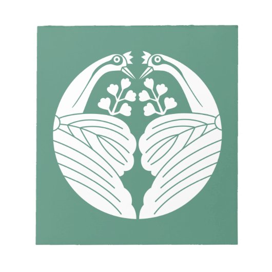 Kranpaulownien Notizblock (Vorderseite)