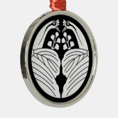 Kranpaulownien Silbernes Ornament (Rechts)