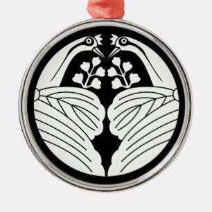 Kranpaulownien Silbernes Ornament