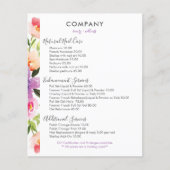 Kränrahmen für Aquarellbilder in Blume Flyer (Vorne)