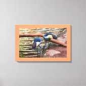 Kranvogel Leinwanddruck (Vorderseite)