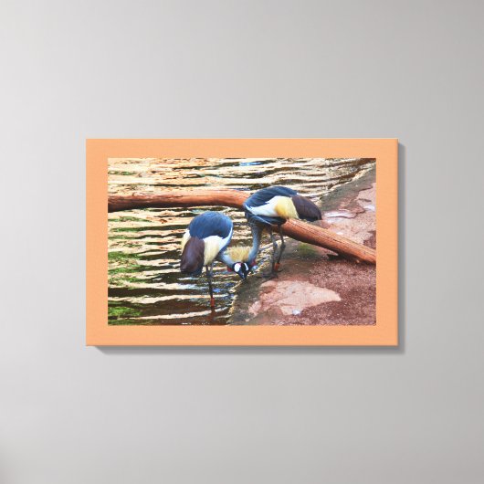 Kranvogel Leinwanddruck (Vorderseite)