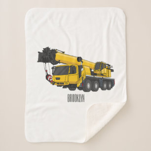 Kranwagen Cartoon-Illustration Sherpadecke