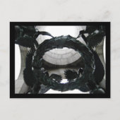 Kranz an der Gedenkstätte des Zweiten Weltkriegs,  Postkarte (Vorderseite)