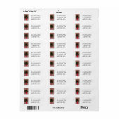 Kranz auf Weihnachtsadressen (Vorne)