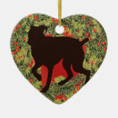 Kranz-Boxer Keramikornament (Vorne)