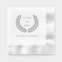 Kranz der Blätter Abschluss Foil Stamps Napkins Servietten Mit Folie