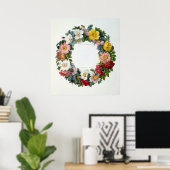 Kranz der Rose, Frontispiece für "Les Rose" Poster (Heimbüro)