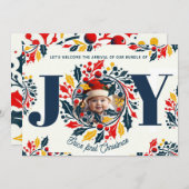 Kranz des ersten Weihnachtstribons 2 Feiertagskarte (Vorne/Hinten)