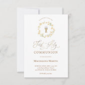 Kranz | Erste Heilige Kommune Einladung (Vorderseite)